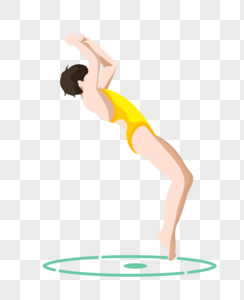 跳水运动员落水图片