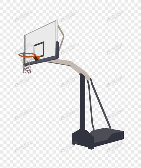 篮球架和篮球框图片