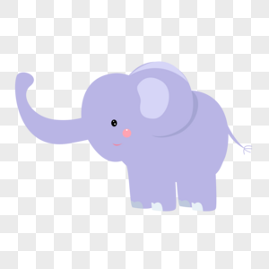 大象动物卡通大象图片