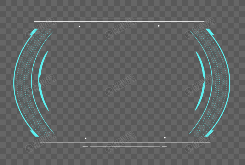 科技感边框图片