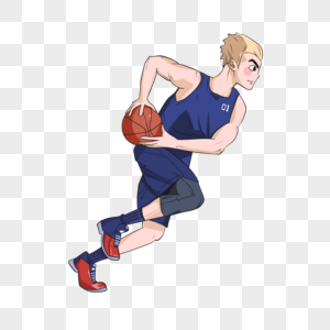 打篮球的男子图片