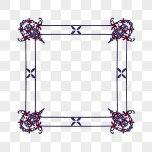 方形花纹边框图片