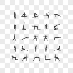瑜伽运动各种姿势图片