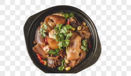 美味炖猪蹄食物高清图片素材