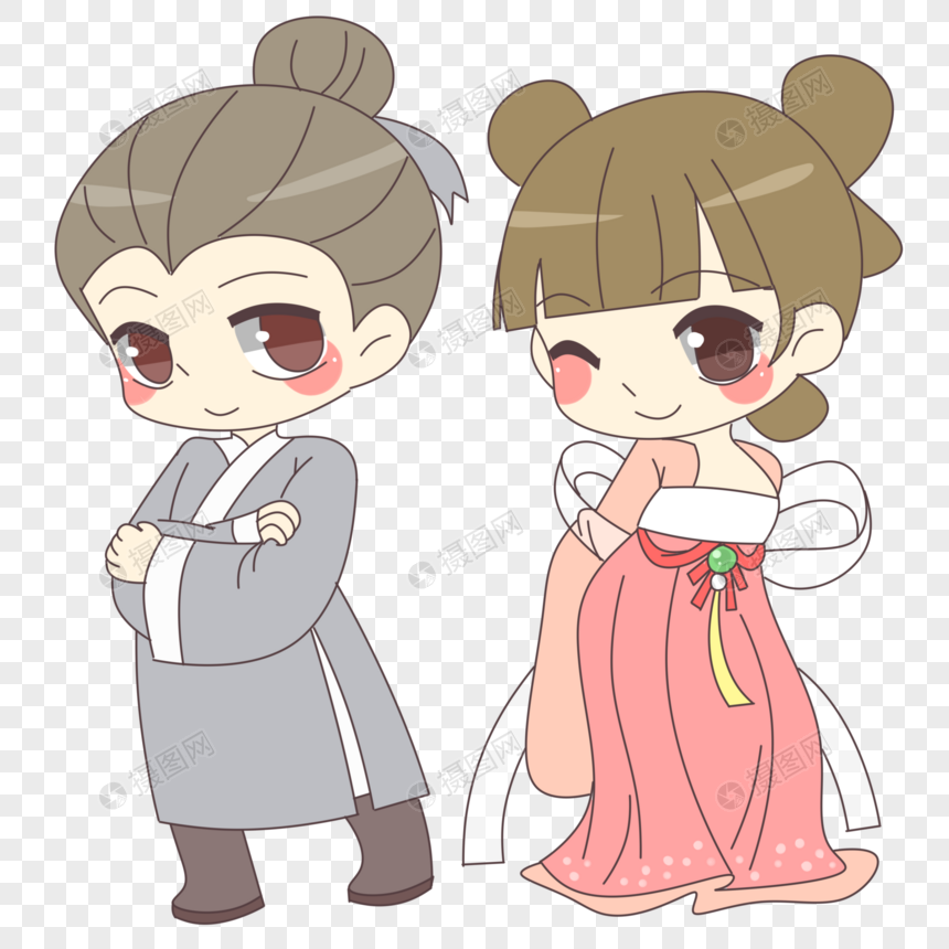 q版牛郎织女相约