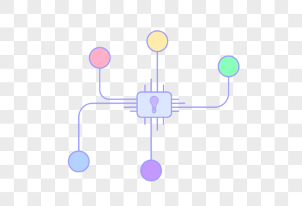 分布图元素鼠年PPT模板高清图片