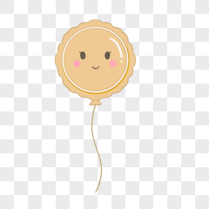 可爱卡通中秋月饼气球表情图片
