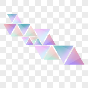 三角几何渐变背景图片