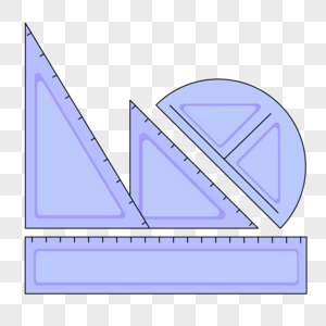 学习工具三角尺图片