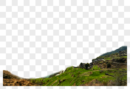 虎跳峡顶峰自然风光图片