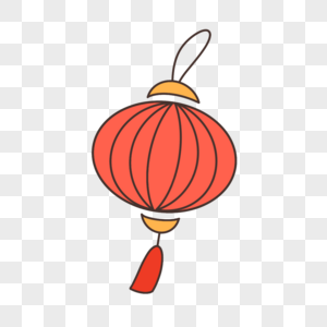 古风中国灯笼图标图片