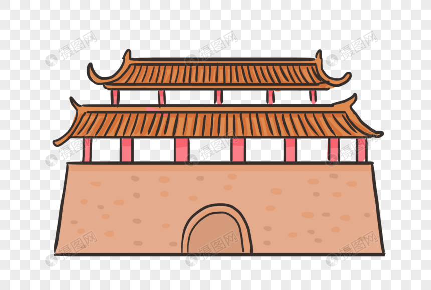 城楼建筑图片