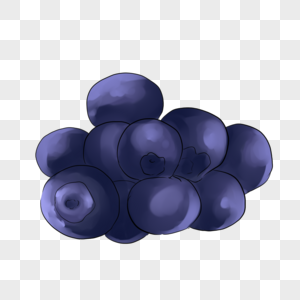 蓝莓装饰素材图案图片