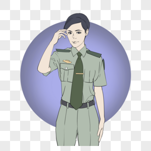 解放军战士女兵图片