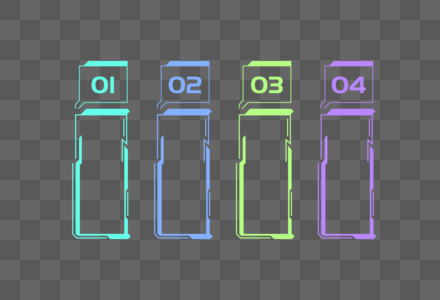 边框元素科技风边框元素高清图片