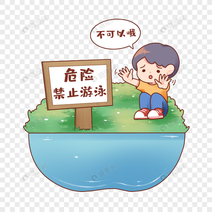 危险警告这里禁止游泳