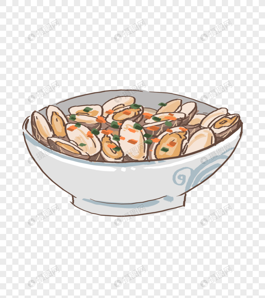 爆炒花甲花蛤美食