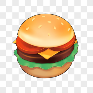美味汉堡包图标图片
