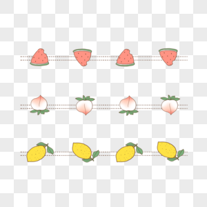 水果装饰花边图片
