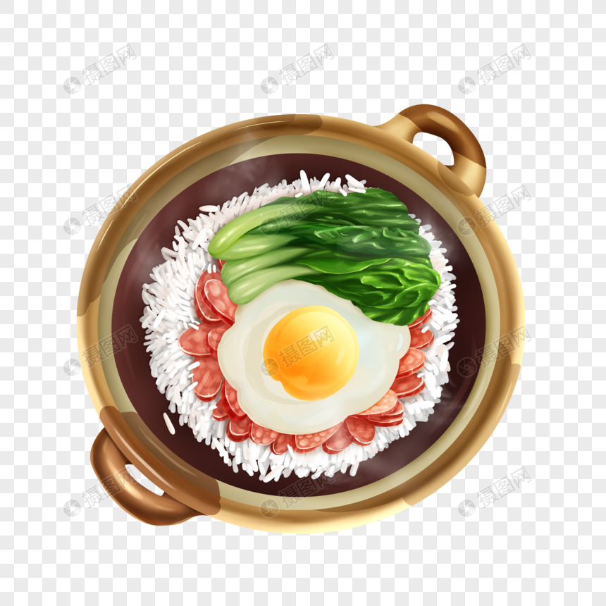 卡通煲仔饭