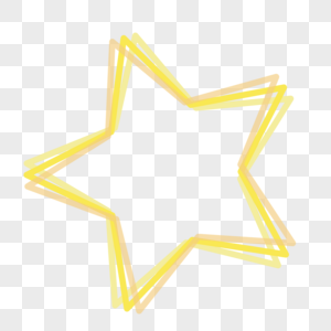 黄色星星边框图片