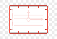 卡通创意时钟信纸边框图片