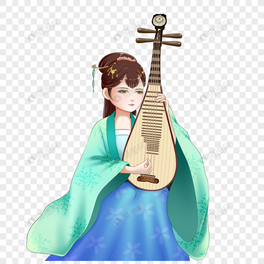 弹琵琶的人