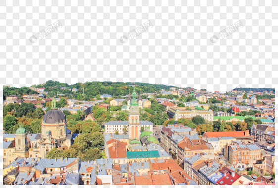 乌克兰利沃夫城市建筑群图片