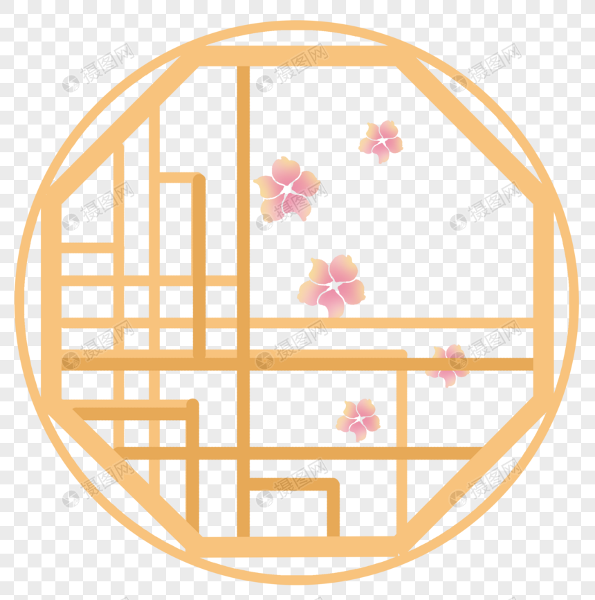 古典窗户元素素材