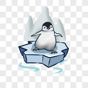 海洋小海豚图片卡通企鹅图片素材