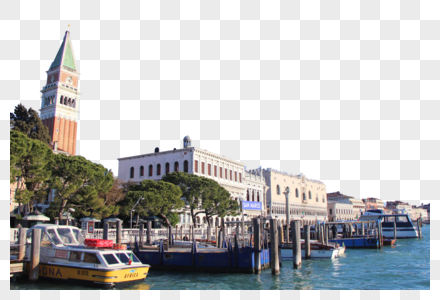 威尼斯水上巴士码头图片