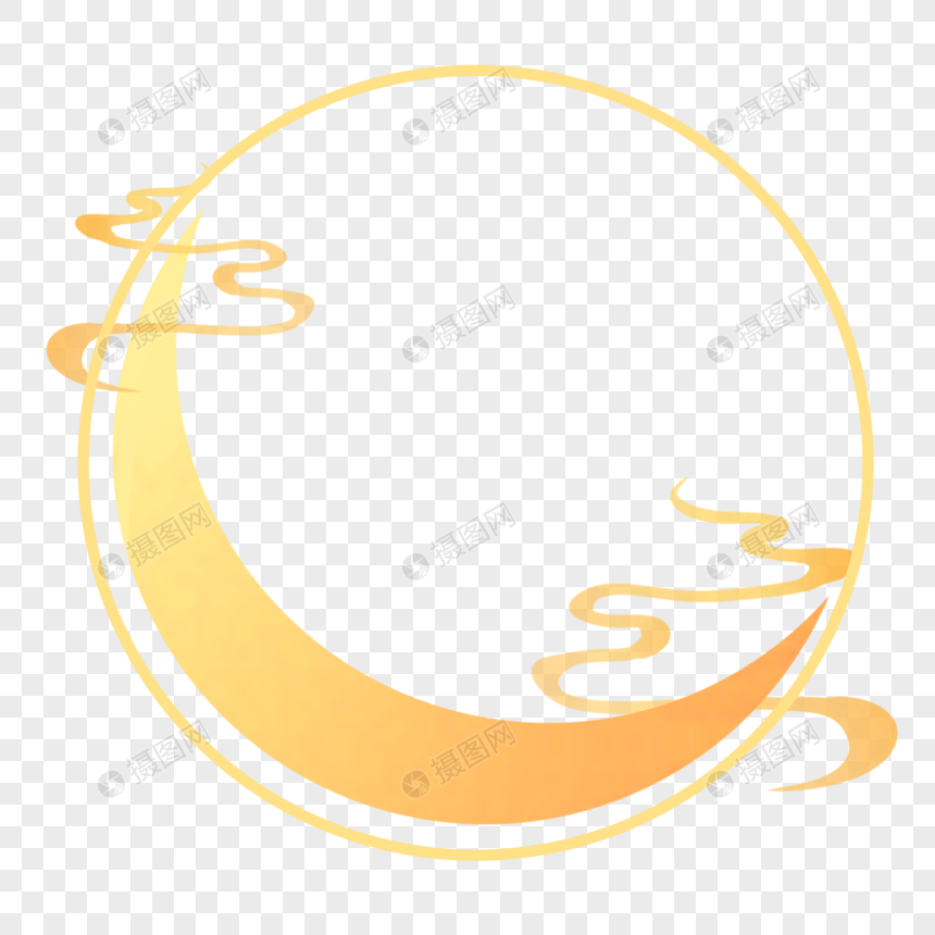 中秋节月亮边框图片