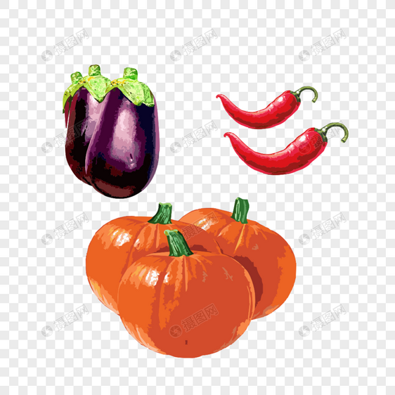 卡通蔬菜组合图片