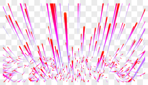 彩色飞溅光效效果图片