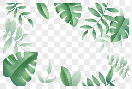 北欧植物北欧树叶素材高清图片