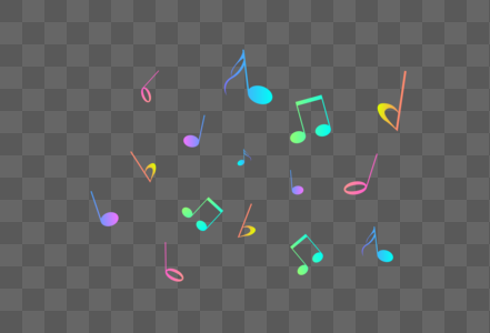 音乐符号彩色音乐符号高清图片