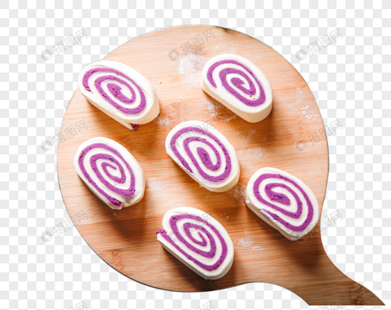紫薯糕点图片