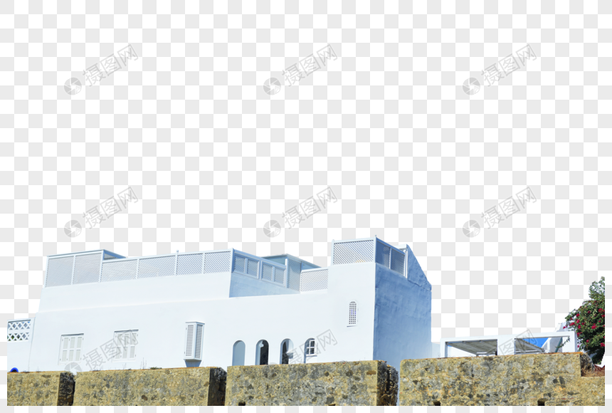 摩洛哥艾西拉小镇建筑图片