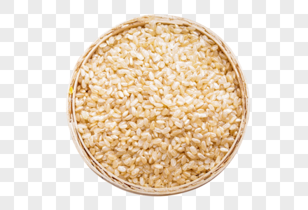 一盘糙米杂粮糙米高清图片