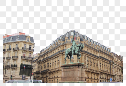巴黎街头拿破仑雕塑图片