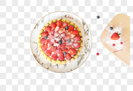 草莓生日蛋糕西点烘焙图片