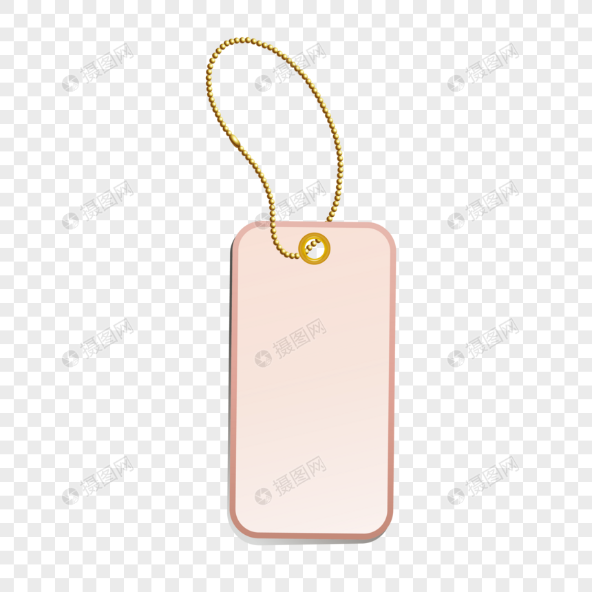 AI矢量图商品吊牌钥匙装饰吊牌元素图片