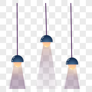 紫黄色系挂灯吊灯装饰灯光图片