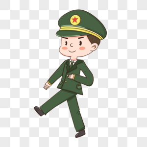正步走的军人图片素材