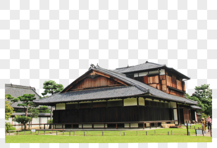京都二条城日式庭院图片