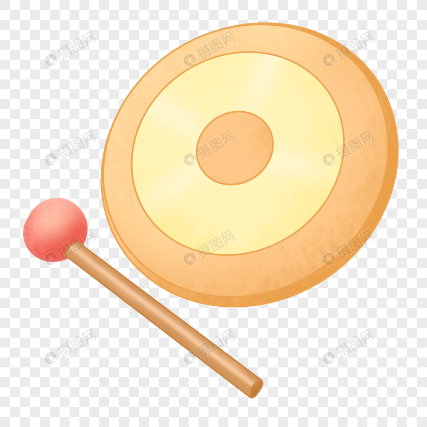 敲锣