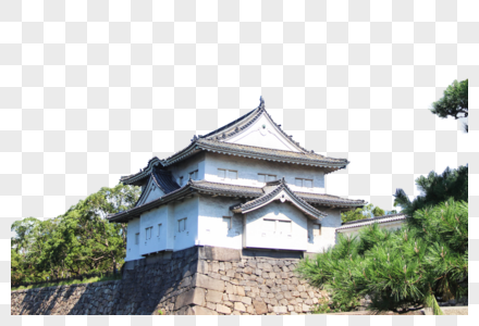 大阪城古代建筑图片