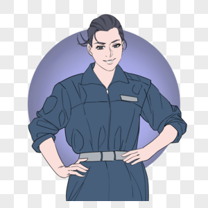 英俊的女空军飞行员图片