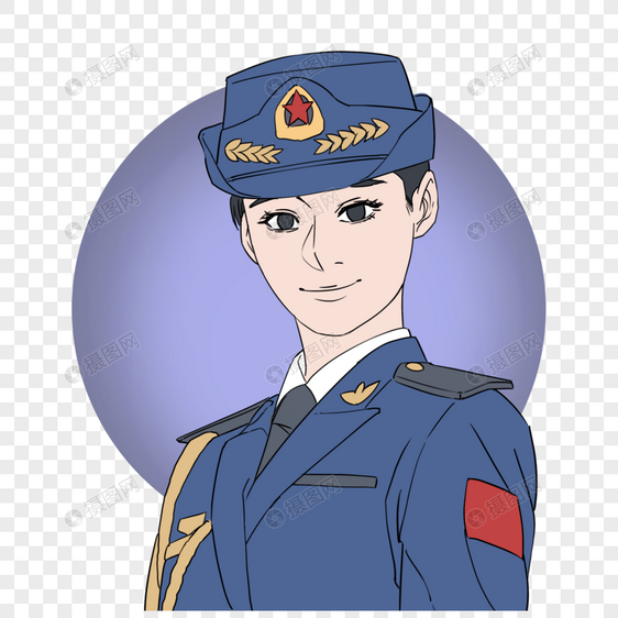 帅气的女警官图片