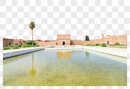 摩洛哥巴迪皇宫高清图片